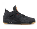 Air Jordan 4 Retro x Levi's – Black Denim (Official Collaboration)