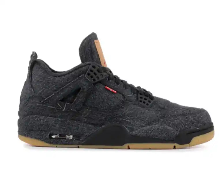 Air Jordan 4 Retro x Levi's – Black Denim (Collaboration Officielle)