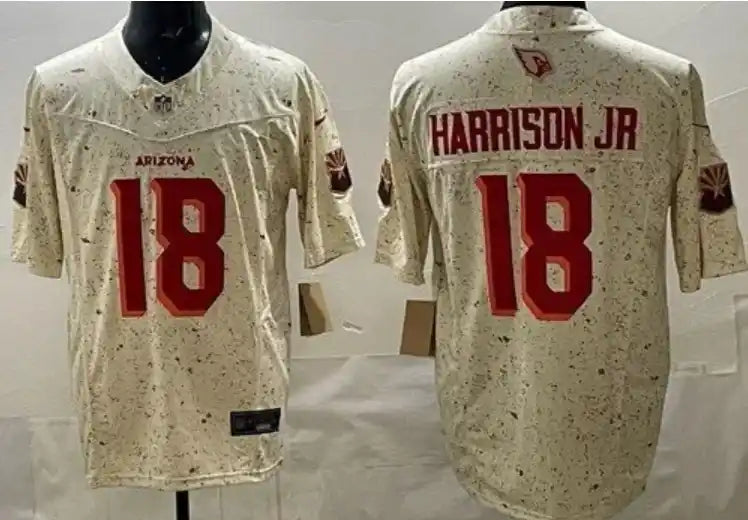 Arizona Cardinals #18 Marvin Harrison Jr. — Limited Rivalries FUSE Vapor Jersey