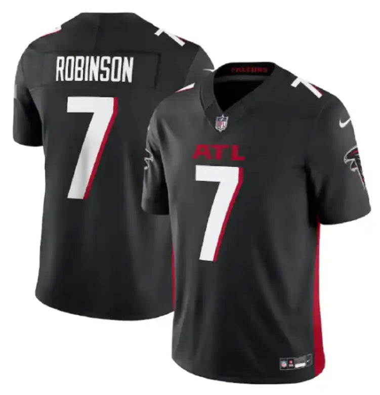 Atlanta Falcons #7 Bijan Robinson — Maillot 2023 Noir