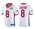 Baltimore Ravens #8 Lamar Jackson — Maillot Pro Bowl AFC 2022 Blanc