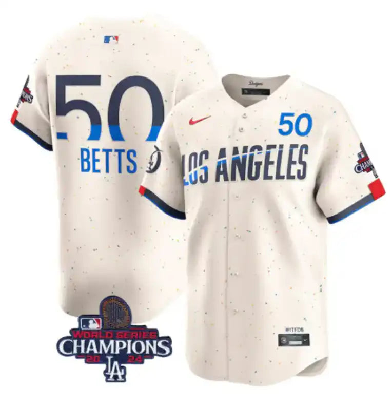 Chandail Mookie Betts Dodgers de Los Angeles | Champions 2025 | All Stitched