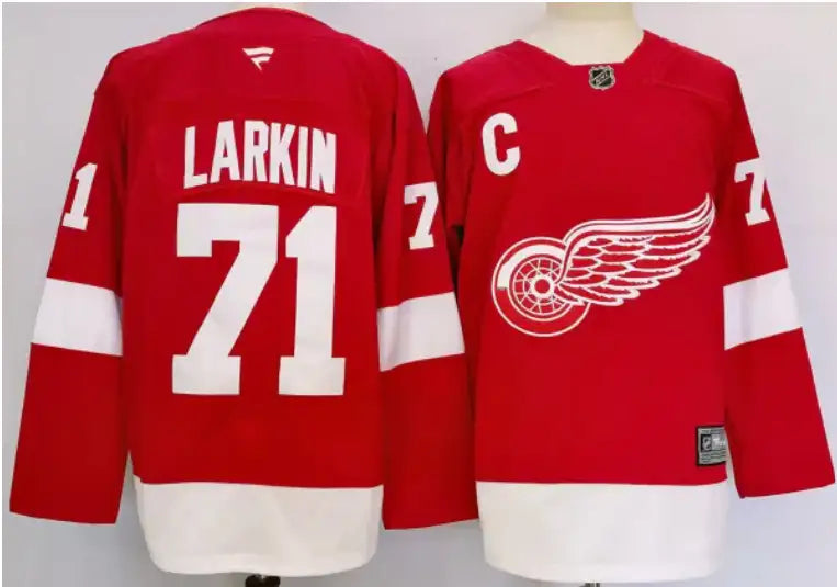 Dylan Larkin Red Wings Red Jersey All Stitched