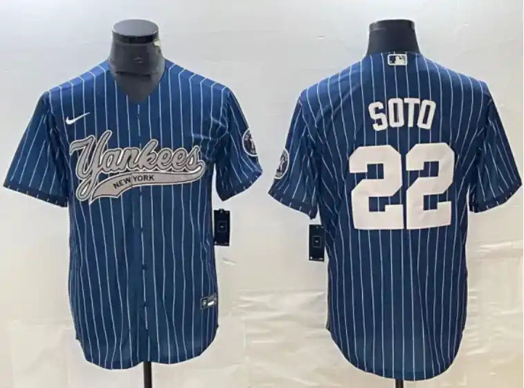 MLB Juan Soto #22 Yankees – Nike Pinstripe Cool Base Jersey
