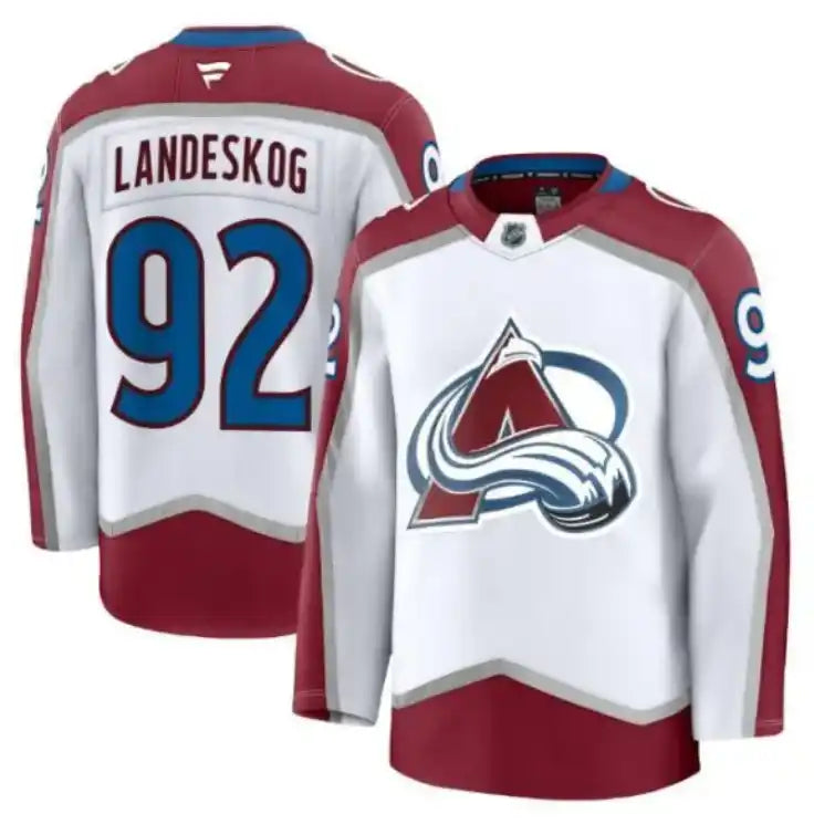 Maillot NHL – Gabriel Landeskog #92 | Colorado Avalanche | Blanc