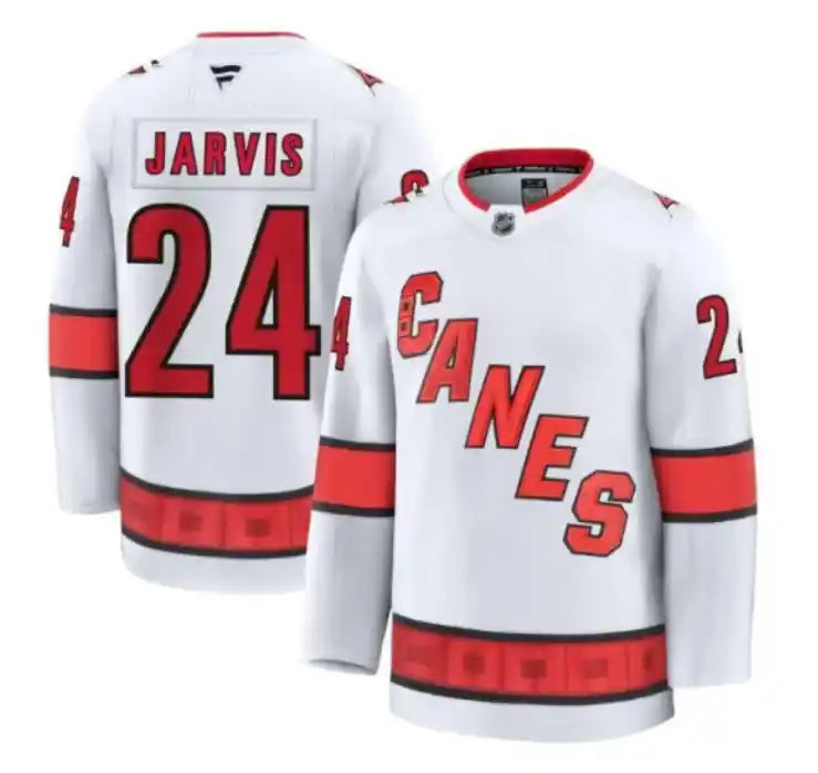 Maillot NHL – Seth Jarvis #24 | Carolina Hurricanes | Blanc