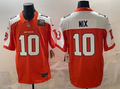 Men's Denver Broncos #10 Bo Nix Orange 2024 Football Jersey