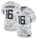 Men's Jacksonville Jaguars #16 Trevor Lawrence 2024 Arctic Camo Salute to Service Limited Stitched Football Jersey