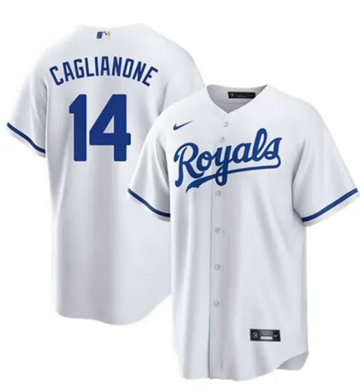 Men's Kansas City Royals #14 Jac Caglianone
