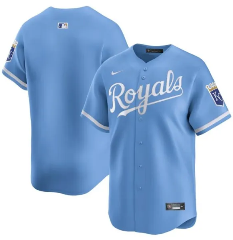 Men's Kansas City Royals Blank Light Blue 2024