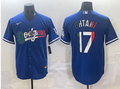 Men's Los Angeles Dodgers #17 Shohei Ohtani Blue Mexico Stitched Jersey