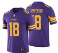 Men's Minnesota Vikings #18 Justin Jefferson Purple 2020 Vapor Untouchable Nike Limited Jersey