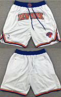 Men's New Yok Knicks White Shorts