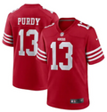 Men's San Francisco 49ers #13 Brock Purdy Red Stitched Game Football Jersey