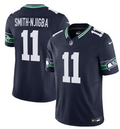 Men's Seattle Seahawks #11 Jaxon Smith-Njigba 2023 F.U.S.E. Navy Limited Football Stitched Jersey
