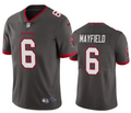 Men's Tampa Bay Buccaneers #6 Baker Mayfield Gray Vapor Untouchable Limited Stitched Jersey