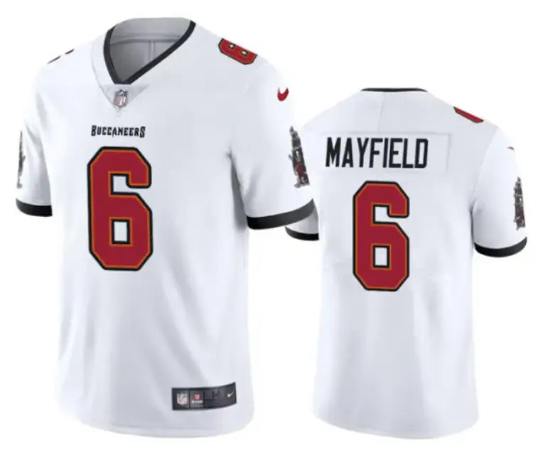 Men's Tampa Bay Buccaneers #6 Baker Mayfield White Vapor Untouchable Limited Stitched Jersey