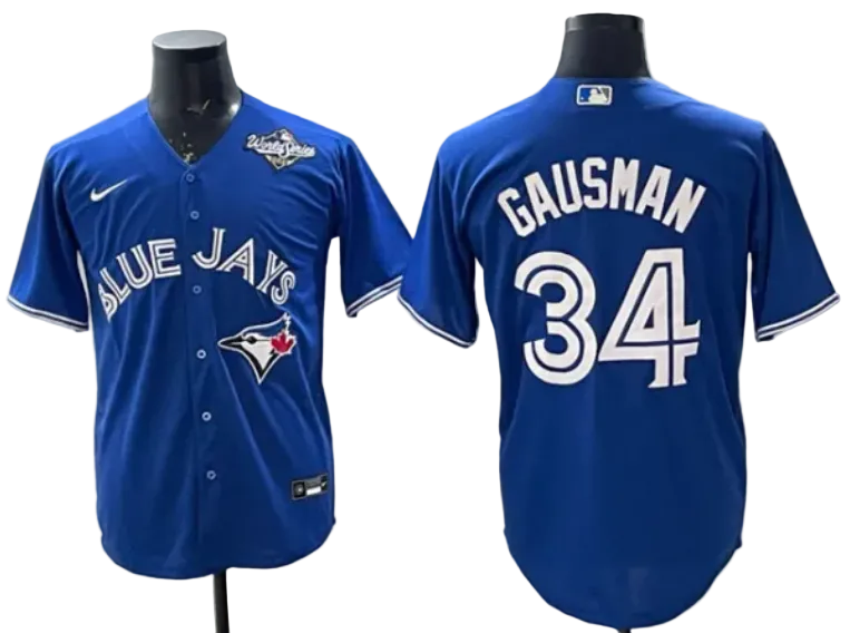Men's Toronto Blue Jays #34 Kevin Gausman Royal