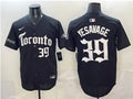 Men's Toronto Blue Jays #39 Trey Yesavage Black Gothic North Edition Limited Stitched Baseball Jersey