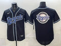 Mens Kansas City Royals Team Big Logo 2026 Fashion Replica Black Out Stitched Baseball Jersey