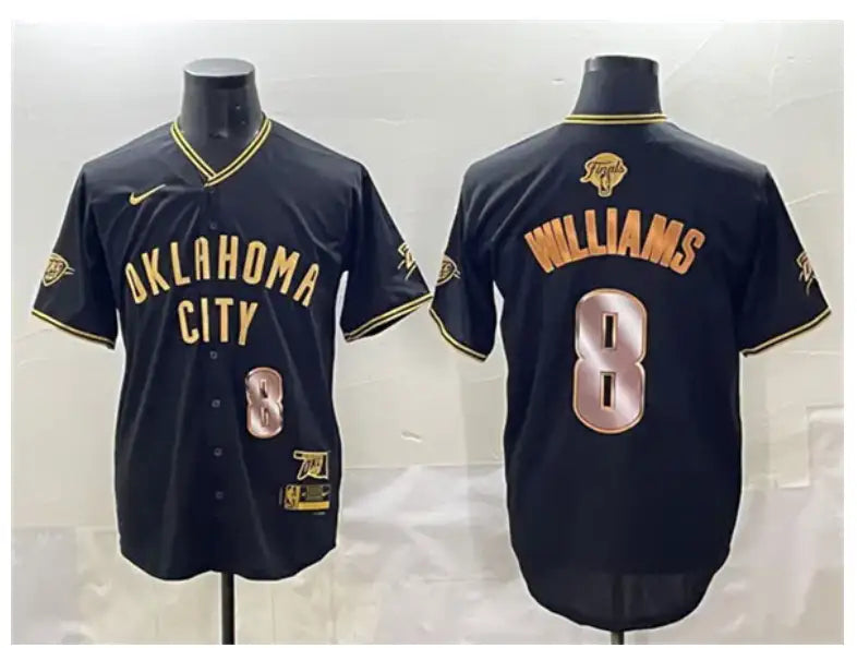 NBA Jalen Williams #8 Oklahoma City Thunder – Vapor Stitched Baseball Jersey 2025 Finals