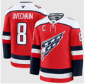 NHL Alexander Ovechkin #8 Washington Capitals - Red Alternate Jersey with C Patch 2025-26 (Stitched)
