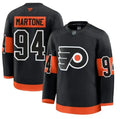 Porter Martone Flyers Black Jersey All Stitched